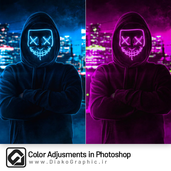 آموزش تغییر رنگ تصویر در نرم افزار فتوشاپ