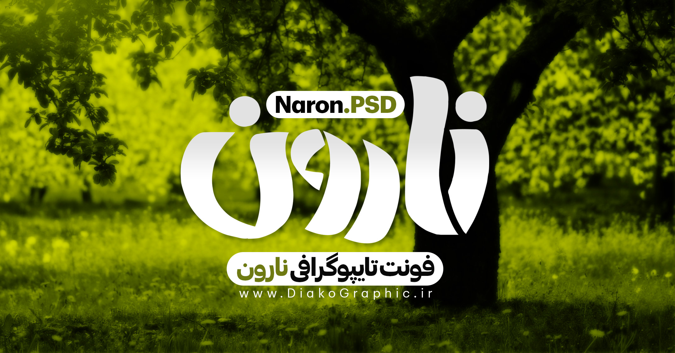 فونت تایپوگرافی فارسی نارون