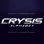 دانلود فونت انگلیسی لایه باز Crysis