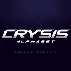 دانلود فونت انگلیسی لایه باز Crysis