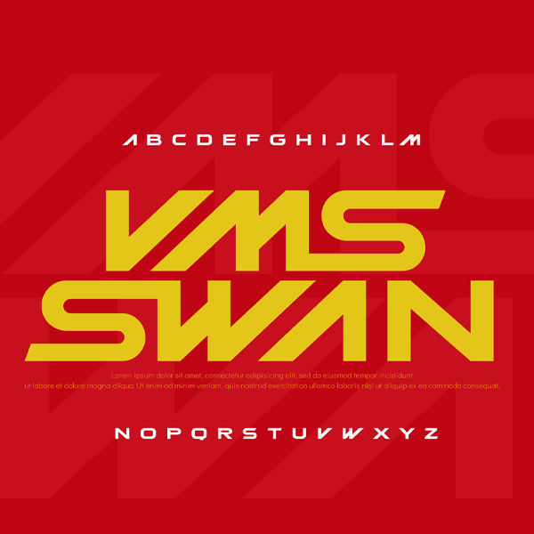 دانلود فونت انگلیسی لایه باز Swan