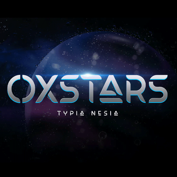 دانلود فونت انگلیسی پریمیوم Oxstars
