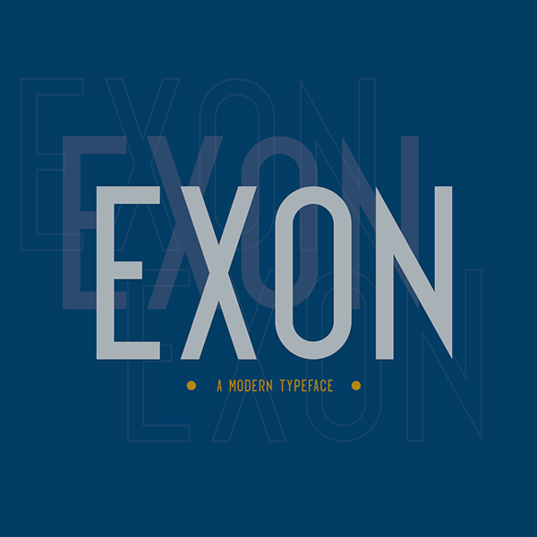 دانلود فونت انگلیسی پریمیوم Exon