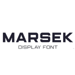 دانلود فونت انگلیسی پریمیوم Marsek