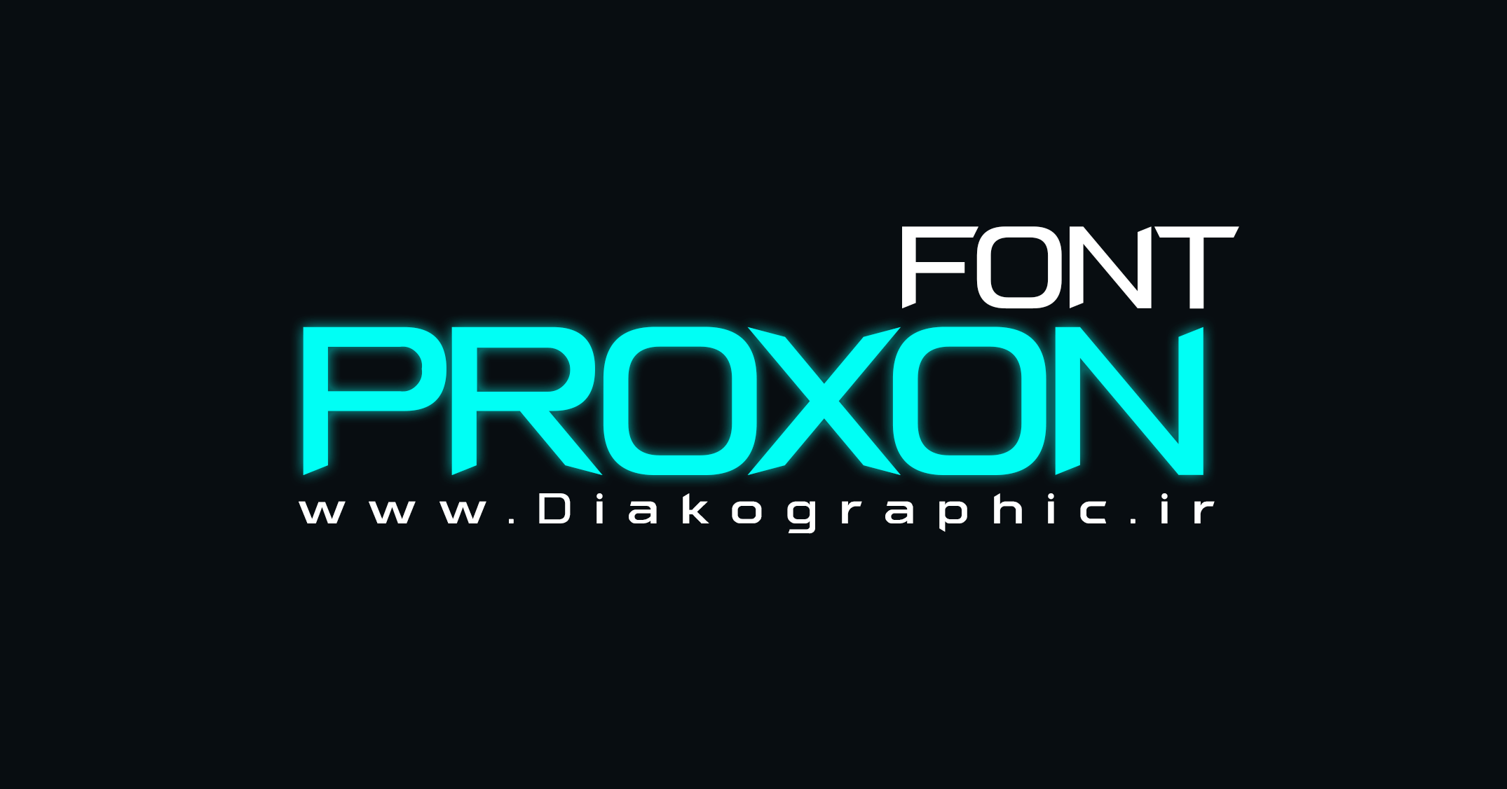 دانلود فونت انگلیسی پریمیوم Proxon Font