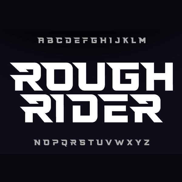 دانلود فونت تایپوگرافی انگلیسی Rough Font