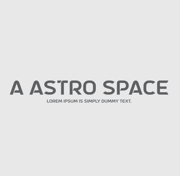 دانلود فونت انگلیسی Astro Space