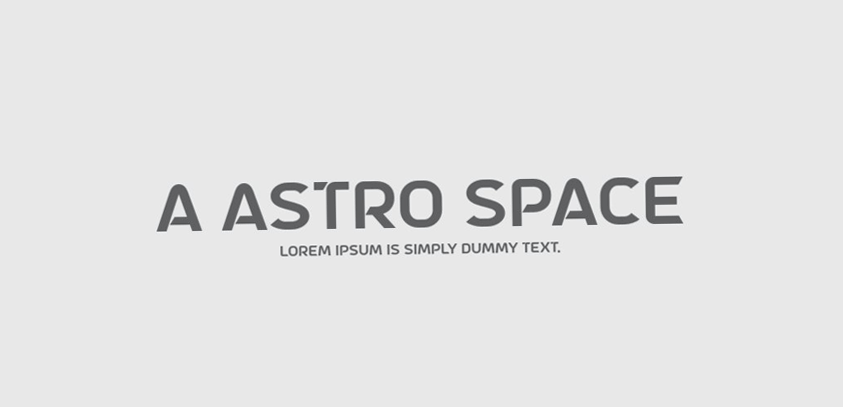 دانلود فونت انگلیسی Astro Space