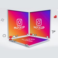 دانلود موکاپ پست اینستاگرام