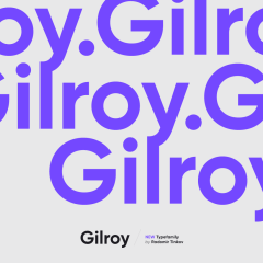 دانلود فونت انگلیسی Gilroy