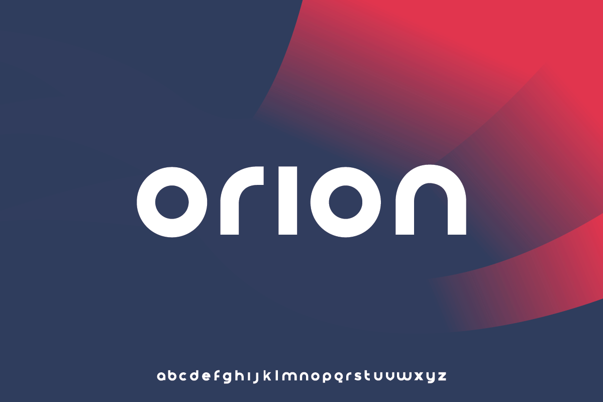 فونت انگلیسی تایپوگرافی Orion