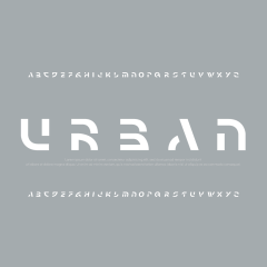 فونت انگلیسی تایپوگرافی Urban 2
