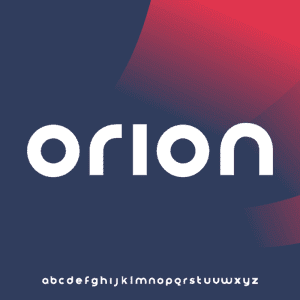 فونت انگلیسی تایپوگرافی Orion