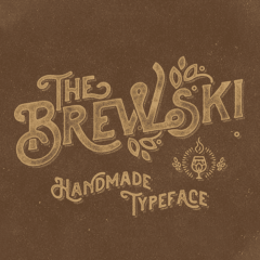 فونت انگلیسی Brewsky