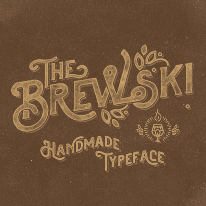 فونت انگلیسی Brewsky