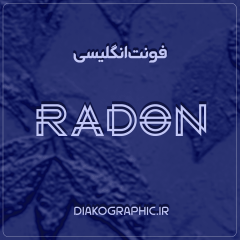 دانلود فونت انگلیسی Radon