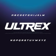 فونت انگلیسی لوگوتایپ Ultrex
