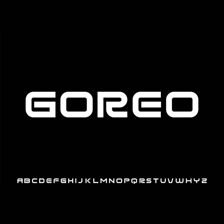 فونت انگلیسی goreo