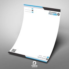 سربرگ لایه باز شرکتی آبی