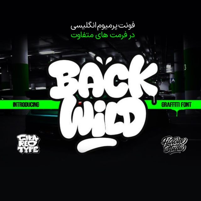 Back Wild Font (1)