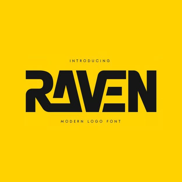 دانلود فونت انگلیسی Raven Font