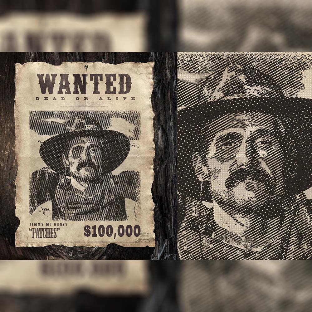 Old West Wanted Poster