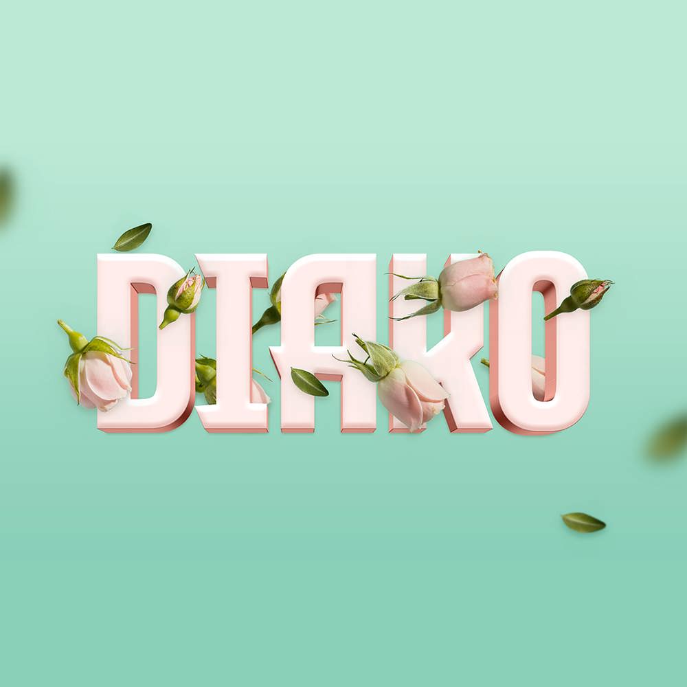 Rose Text Effect