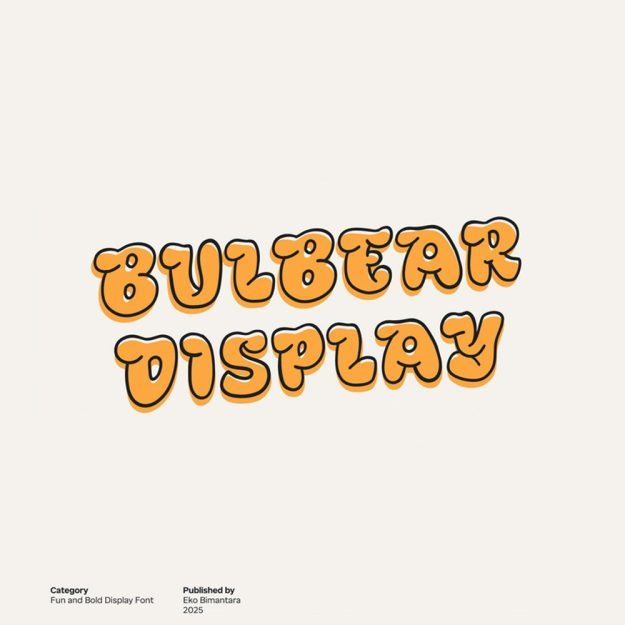 دانلود فونت انگلیسی Bulbear Font