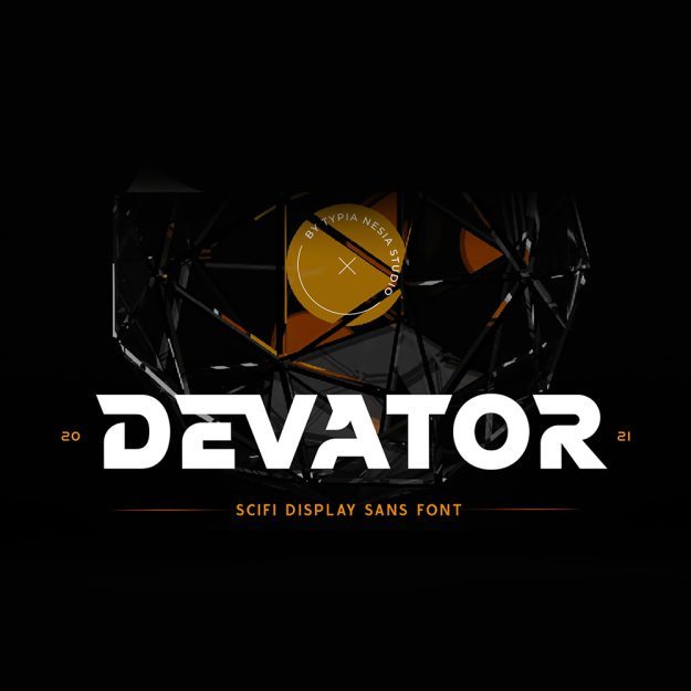 دانلود فونت انگلیسی Devator Font