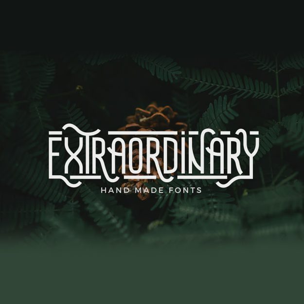 دانلود فونت انگلیسی Extradionary Font