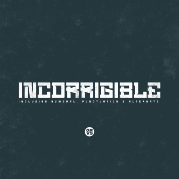 دانلود فونت انگلیسی Incorrigible Font