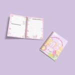 cropped Minimalist Note Book Mockup