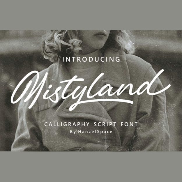 دانلود فونت انگلیسی Mistyland Font
