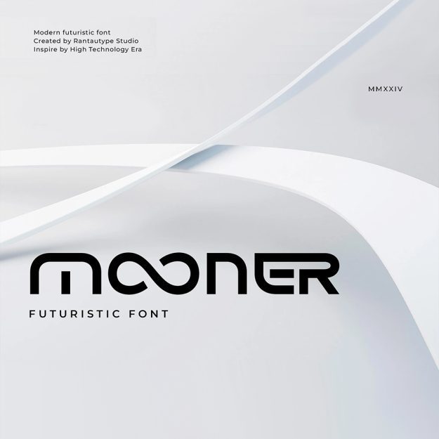 دانلود فونت انگلیسی Mooner Font
