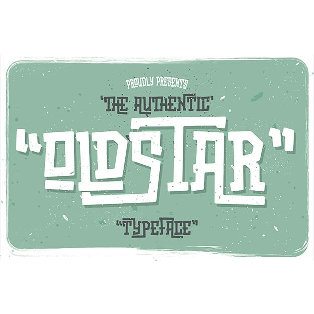 دانلود فونت انگلیسی Oldstar Font