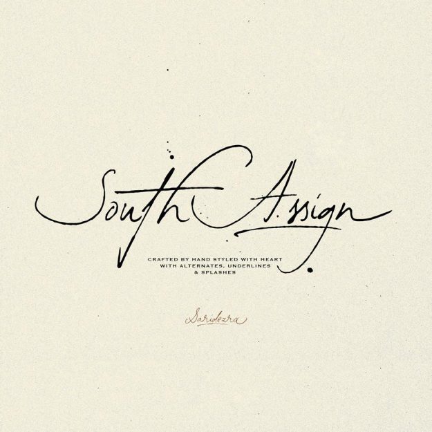 دانلود فونت انگلیسی South Assign Font