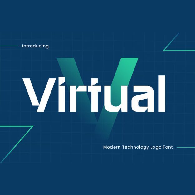 دانلود فونت انگلیسی Virtual Font