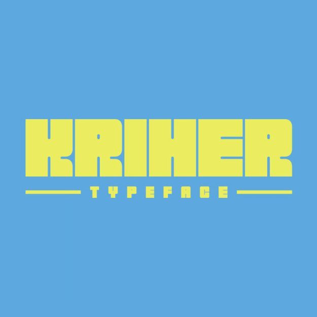 دانلود فونت انگلیسی Krohur Font