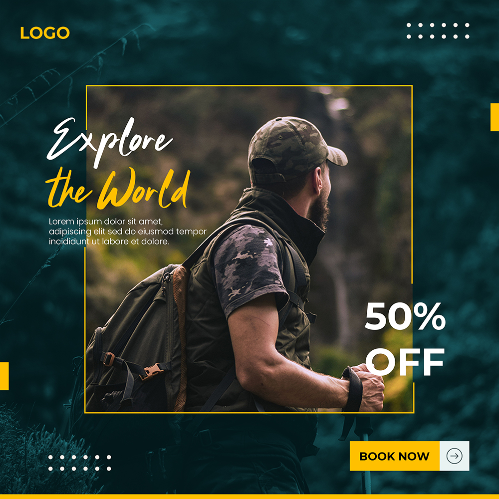Traveling Social Media Banner