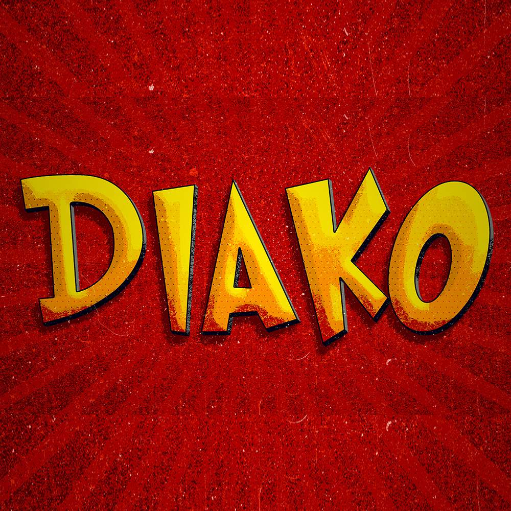 YouTube text effect