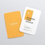 cropped Business Card Mockup