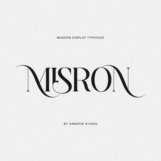 دانلود فونت انگلیسی Misron Font