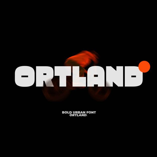 دانلود فونت انگلیسی Ortland Font
