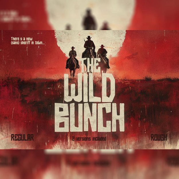 دانلود فونت انگلیسی The Wild Bunch Font