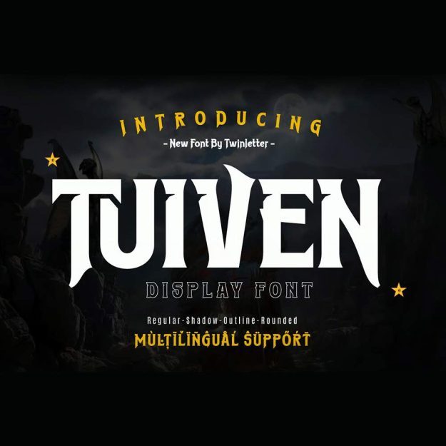 دانلود فونت انگلیسی Tuiven Font