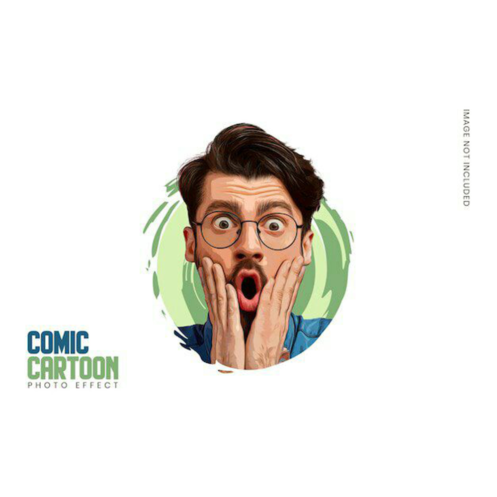Comic cartoon effect