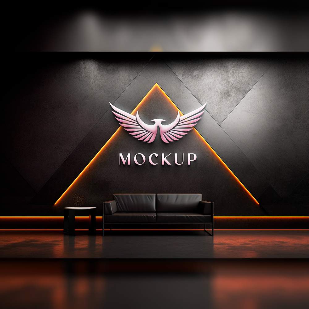 Realistic Logo Mockup