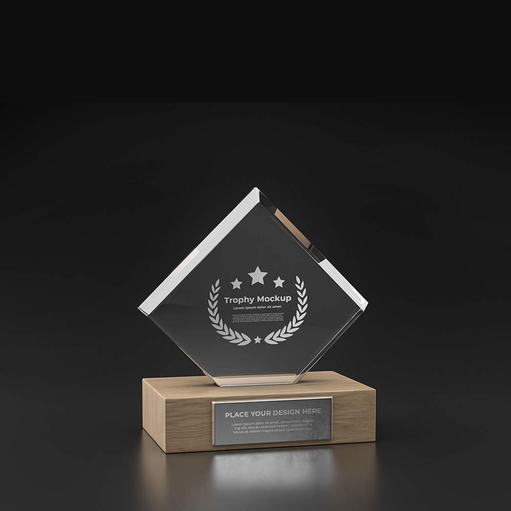 Trophy mockup