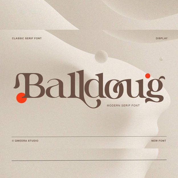 دانلود فونت انگلیسی Balldoug Font