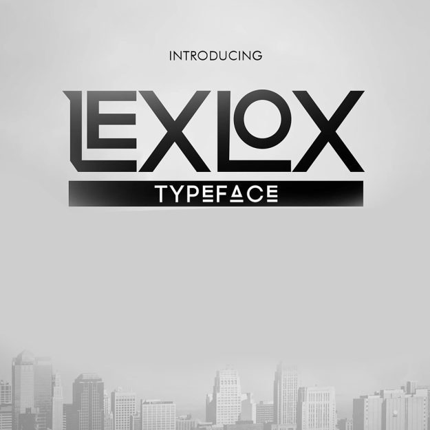 دانلود فونت انگلیسی Lexlox Font